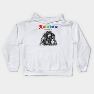 Rainbow Long Live Rock And Roll Kids Hoodie